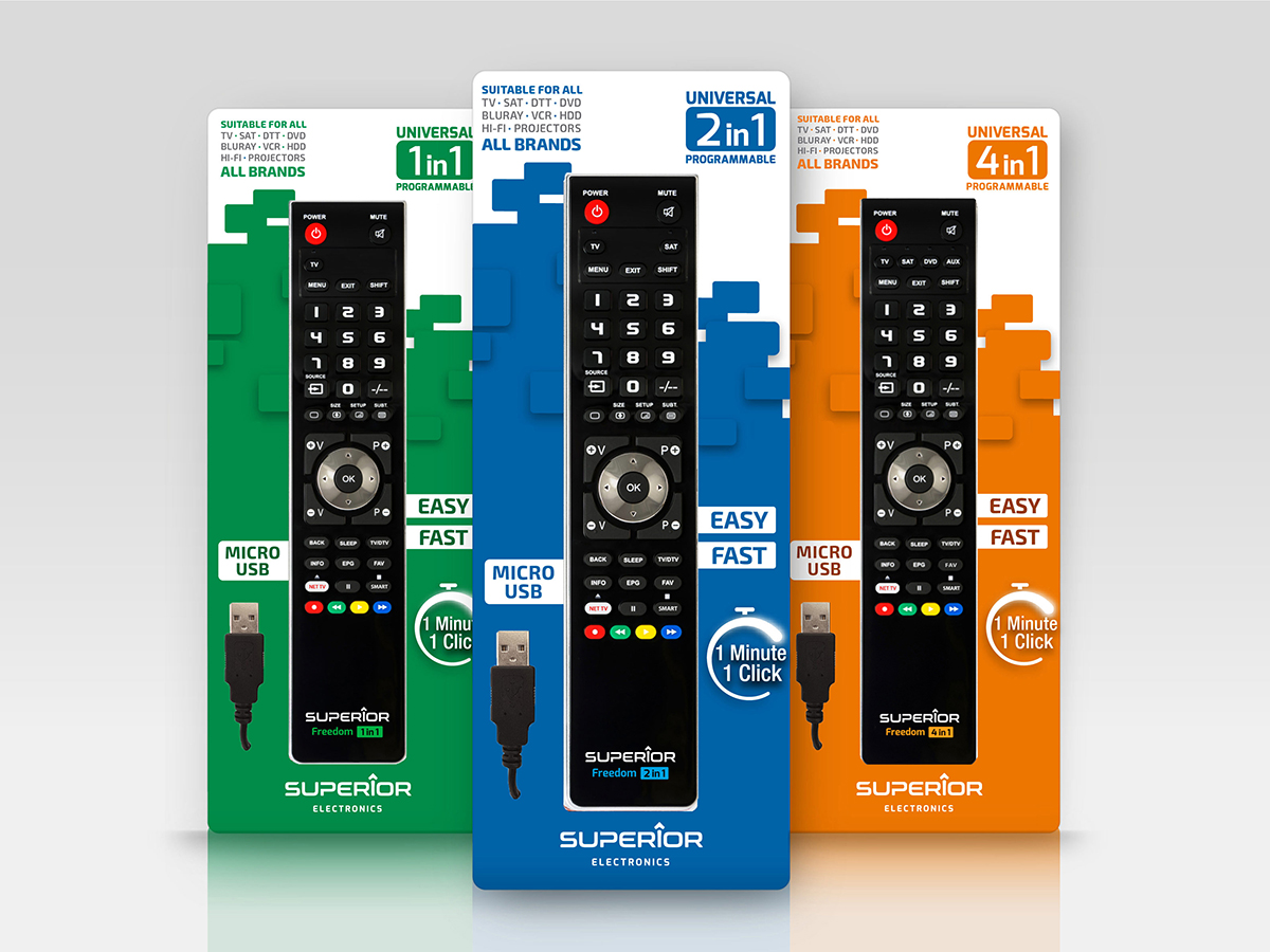 Telecomando Universale SUPERIOR SLIM &ndash; Programma Il Tuo Modello E Lo Ricevi Pronto!