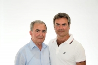 Gaetano Quaranta (a sinistra) con il figlio Mimmo.