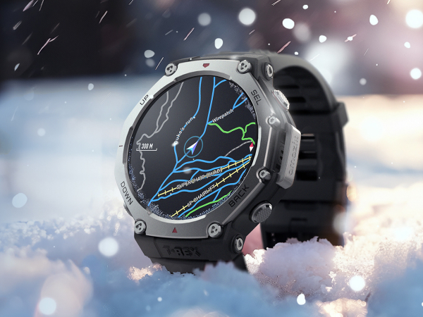 Con Amazfit T-Rex 3 lo sci-alpinismo &egrave; sullo smartwatch