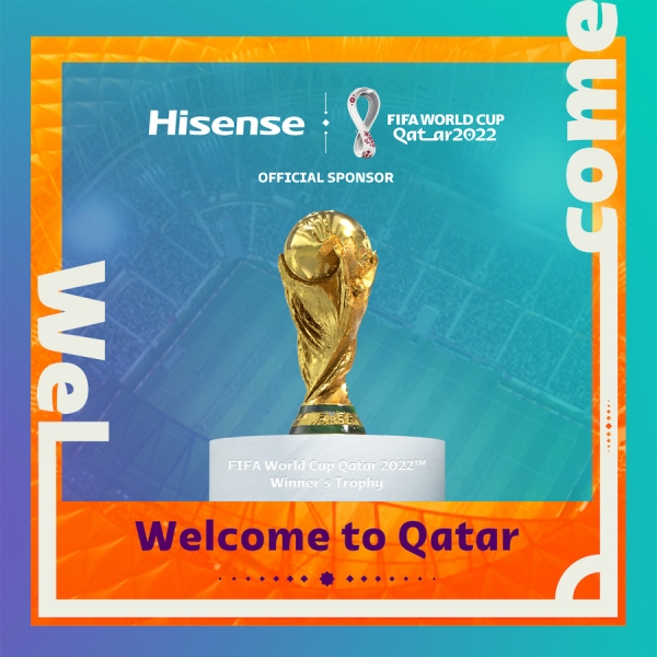 Hisense ancora sponsor della coppa del mondo di calcio