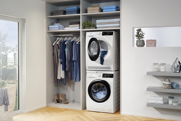 La lavatrice PerfectCare 600 con l'asciugatrice PerfectCare 800 a marchio Electrolux