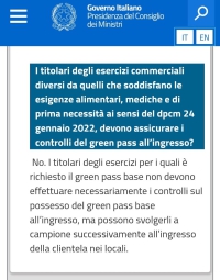 Green pass, nessun controllo all'ingresso dei negozi