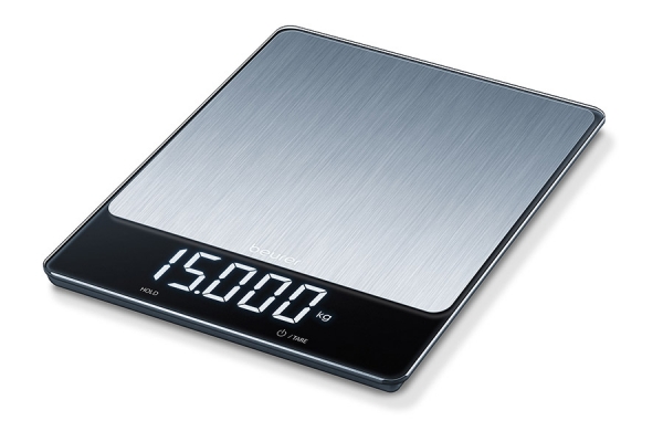 Bilancia da cucina KS 34 XL Stainless Steel di Beurer