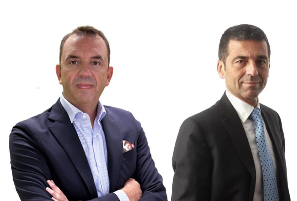 Giuliano Maddalena (CdC RAEE), a sinistra, e Andrea Scozzoli (Aires)