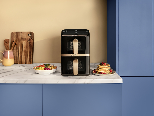 Philips Airfryer Serie 4000 con doppio cestello verticale