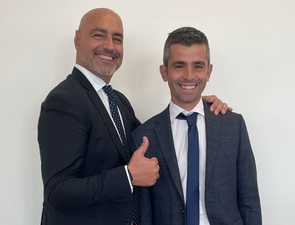 Ivan Sannino, a sinistra, e Francesco Pavolucci