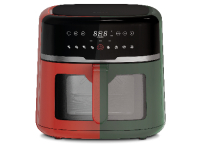 Friggitrice ad aria disponibile in due tonalit&agrave;: rosso mela e verde salvia