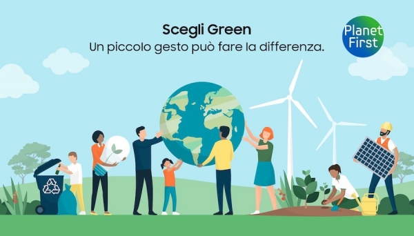 &ldquo;Scegli green&rdquo; di Samsung per un consumo pi&ugrave; sostenibile