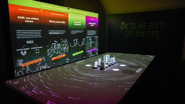 Al via a Roma la prima mostra immersiva dedicata ai Raee