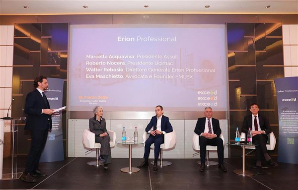 Un momento di discussione alla presentazione di Exceed