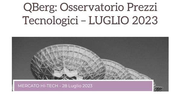 Indice Prezzi Tecnologici: inizia il raffreddamento?