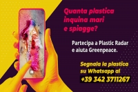 Vedi la plastica abbandonata, scatti la foto e la mandi a Greenpeace