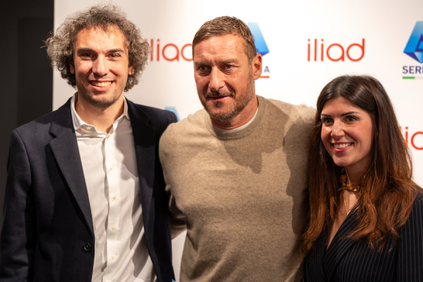A Roma iliad ha incontrato Francesco Totti